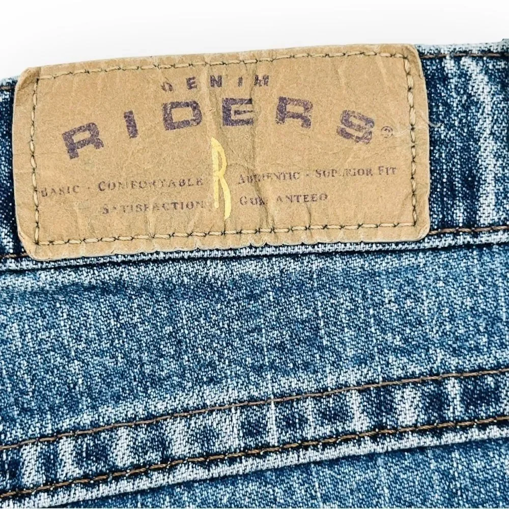 Lee Riders Vintage High-rise‎ Cut Off Jean Shorts In Blue Women’s Size 30
